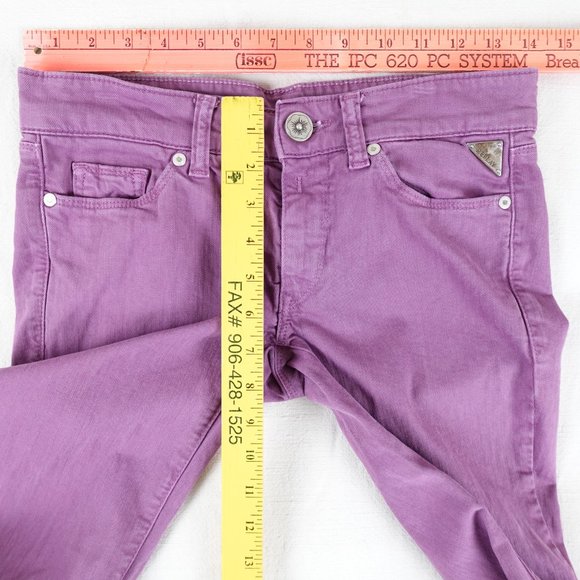 Replay Teena Flare Jeans Women's 27x34 Low Rise Stretch Denim - Picture 13 of 14